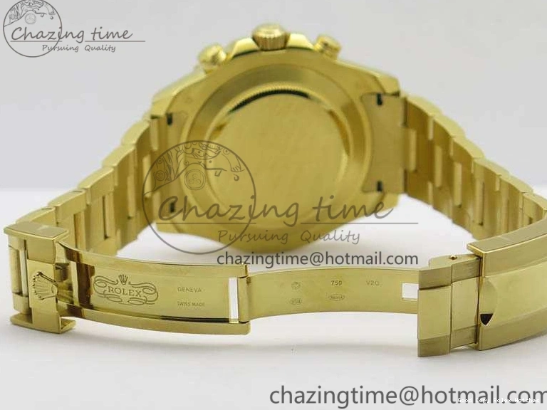 Best AAA Replica Sites Edition 3577 Bracelet II YG On YachtMaster YG Cozy 116688 Ceramic Bezel Best A White 1:1 Blue Dial JF 1224